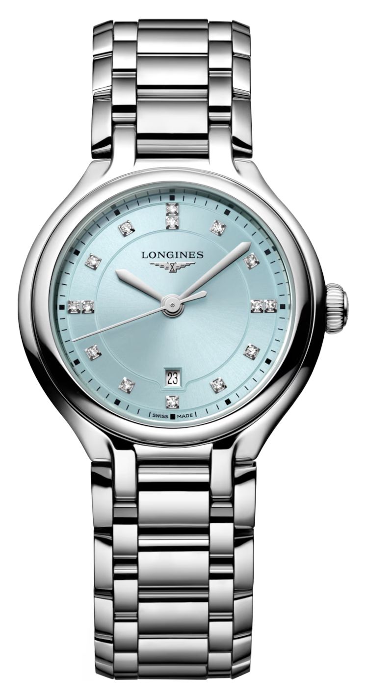 LONGINES L81424976 PrimaLuna Quartz Diamond (30mm) Mint Blue Watch