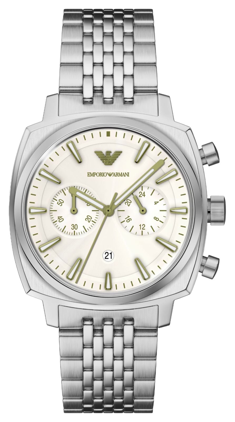 Emporio Armani AR11800 Quartz Chronograph (40mm) Ivory Watch