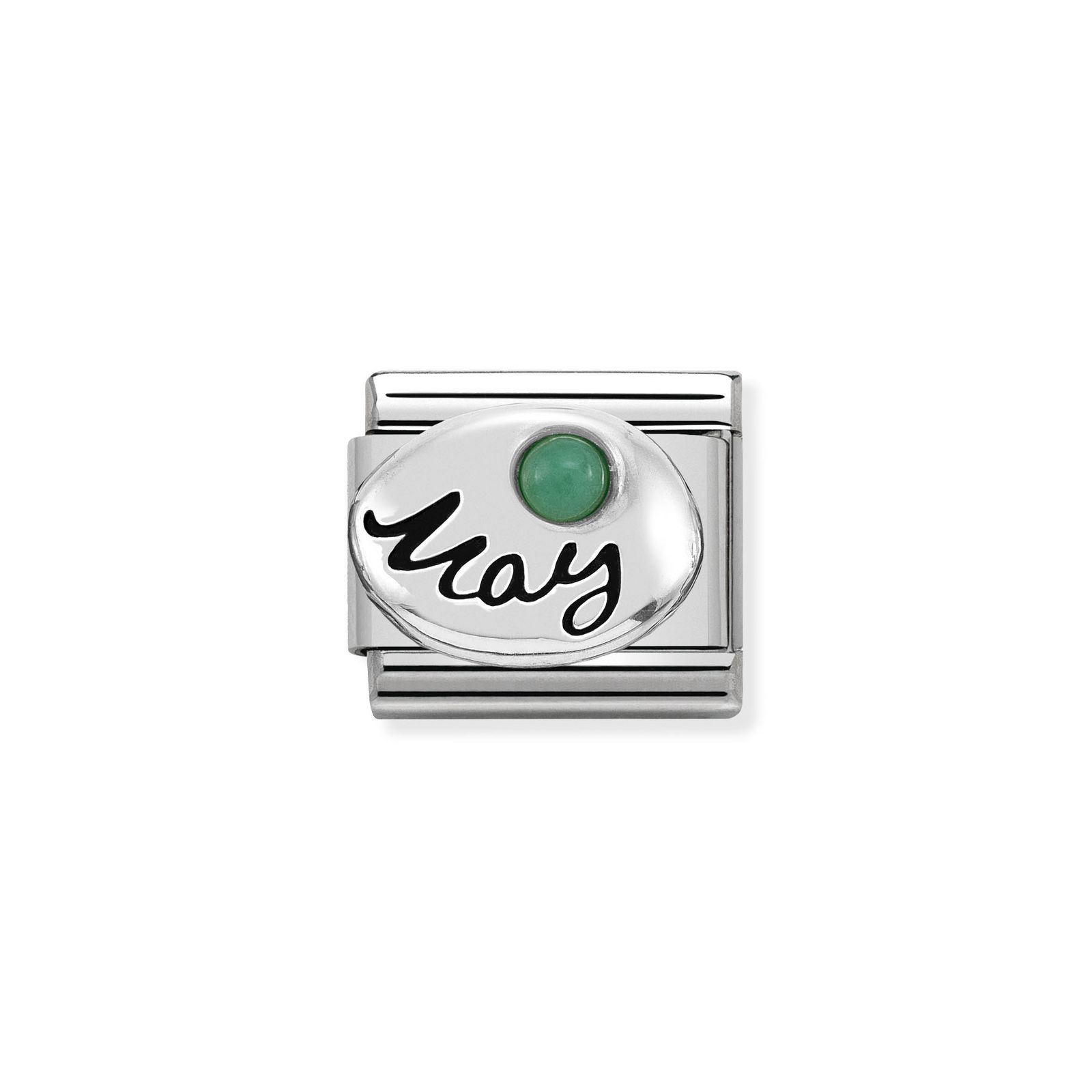 Nomination 330505/05 Classic May Birthstone Emerald Sterling Jewellery