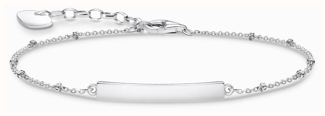 Thomas Sabo Women's Sterling Silver Bar Bracelet Bobble Chain A1975-001-21