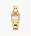 Fossil Harwell 28mm Three-Hand Gold-Tone Stainless Steel Watch ES5527