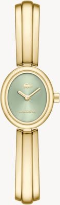 Lacoste Suzanne Quartz (18.5mm) Mint Green Sunray Dial / Gold PVD Stainless Steel Bracelet 2001531