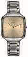 RADO True Square Thinline Quartz (37mm) Champagne Sunray Dial / Plasma High-Tech Ceramic Bracelet R27119402