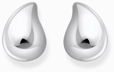 Thomas Sabo Organic Drop Shape Stud Earrings Sterling Silver H2299-001-21