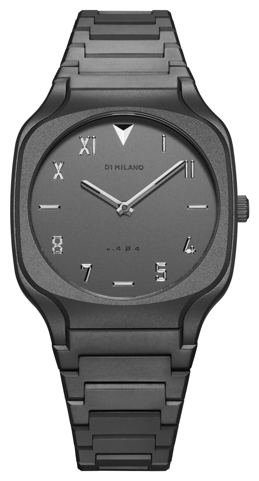 D1 Milano SQBJ08 Square Volcanic Grey (37mm) Gun-Metal Watch