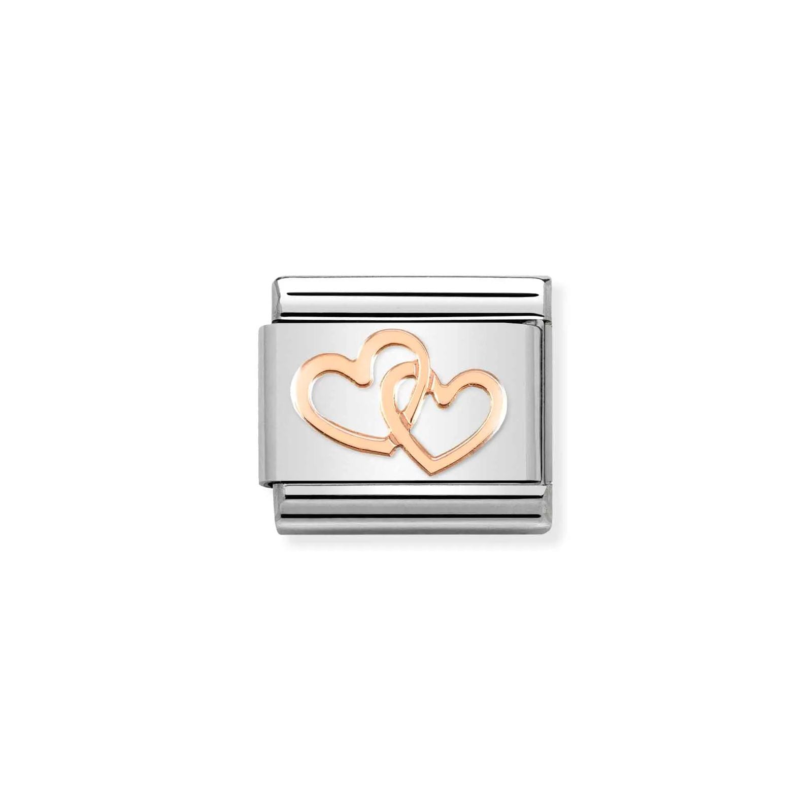 Nomination 430104/41 Classic Intertwined Hearts Rose Gold Jewellery