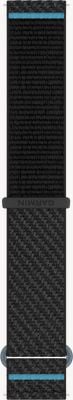 Garmin Quick Release Band (20mm) Black & Azure ComfortFit Fabric - Strap Only 010-13900-00