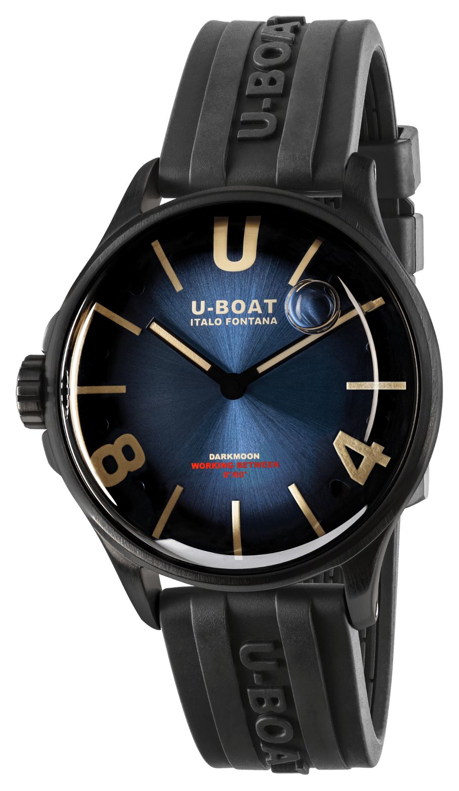 U-Boat 9020/C Darkmoon PVD (41.5mm) Imperial Blue Soleil Watch