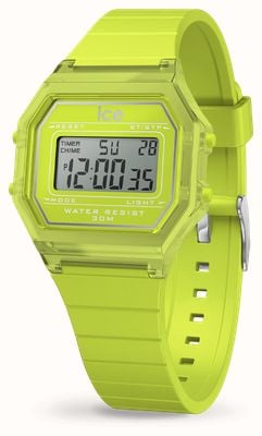 Ice-Watch ICE Digit Retro Green Lime (32mm) Green Digital Dial / Green Silicone Strap 022890