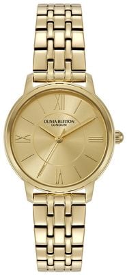Olivia Burton Westbourne Classic (30mm) Gold Dial / Gold PVD Stainless Steel Bracelet 24000350