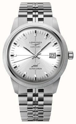 LONGINES Ultra-Chron Classic Automatic Chronometer (40mm) Sunray Silver Dial / Stainless Steel Bracelet L29374726