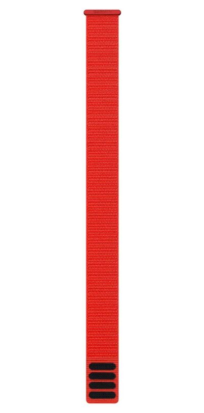 Garmin 010-13306-22 UltraFit Nylon Strap – Flame Red (26mm Watch