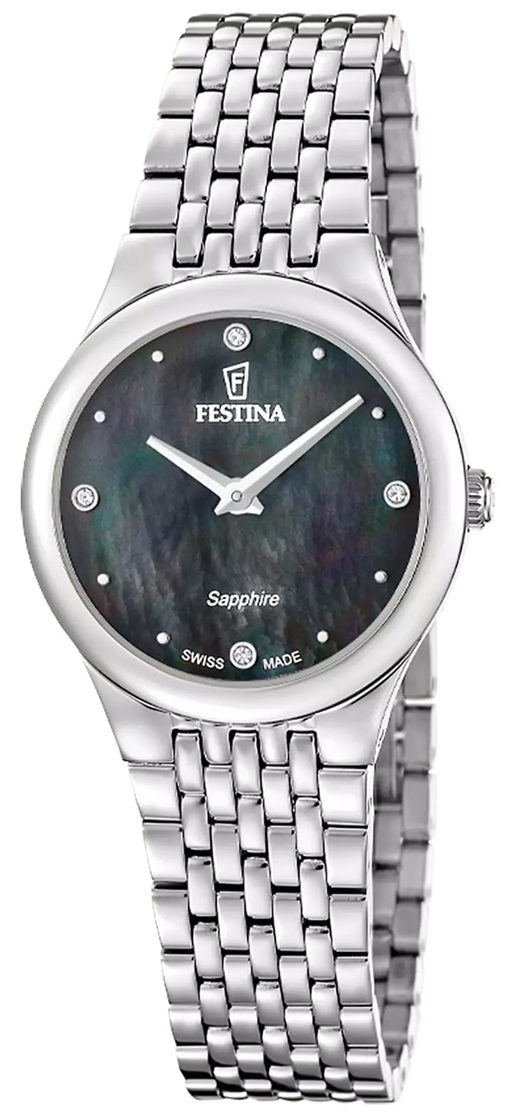 Festina F20096/4 Swiss Made Grace Quartz (29mm) Black Mother Watch-image-211668