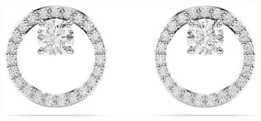 Swarovski Constella Stud Earrings White Crystals Rhodium Plated 5692262