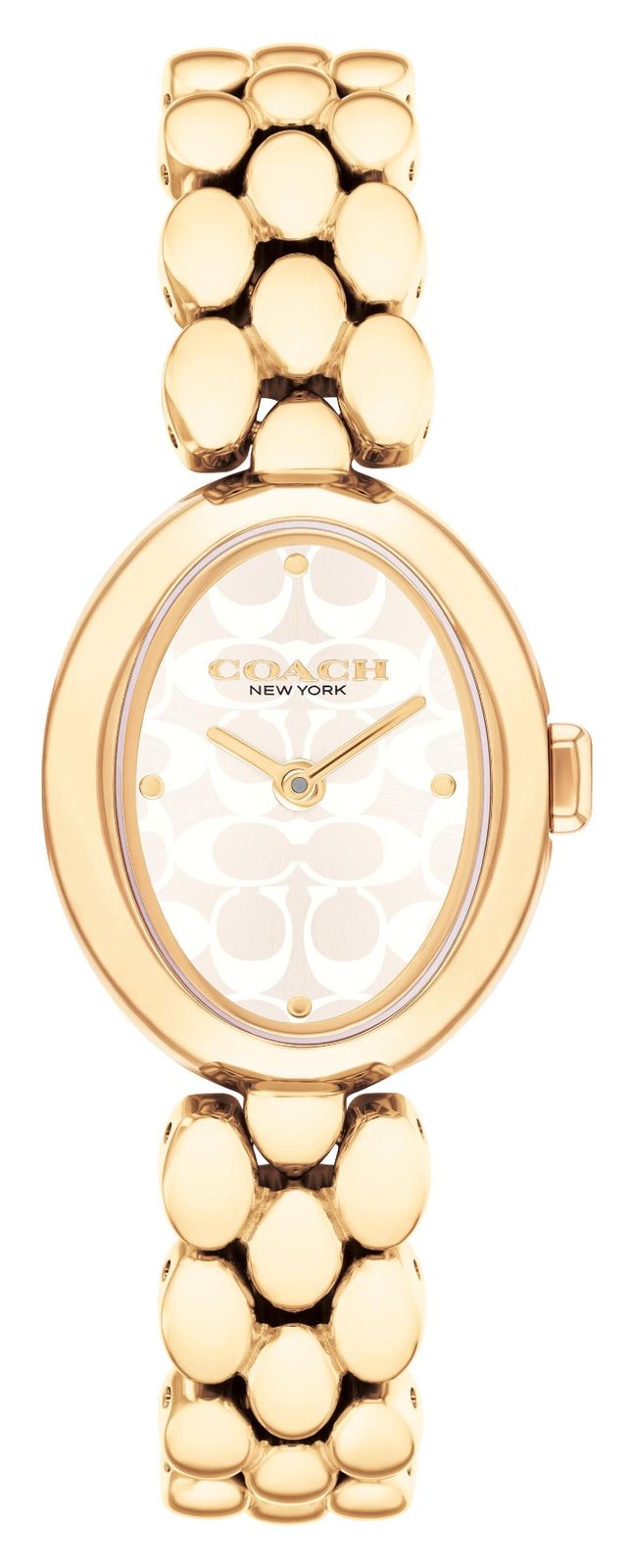 Coach 14504417 Women’s Sammy (22mm) Beige Logo Dial / Gold- Watch