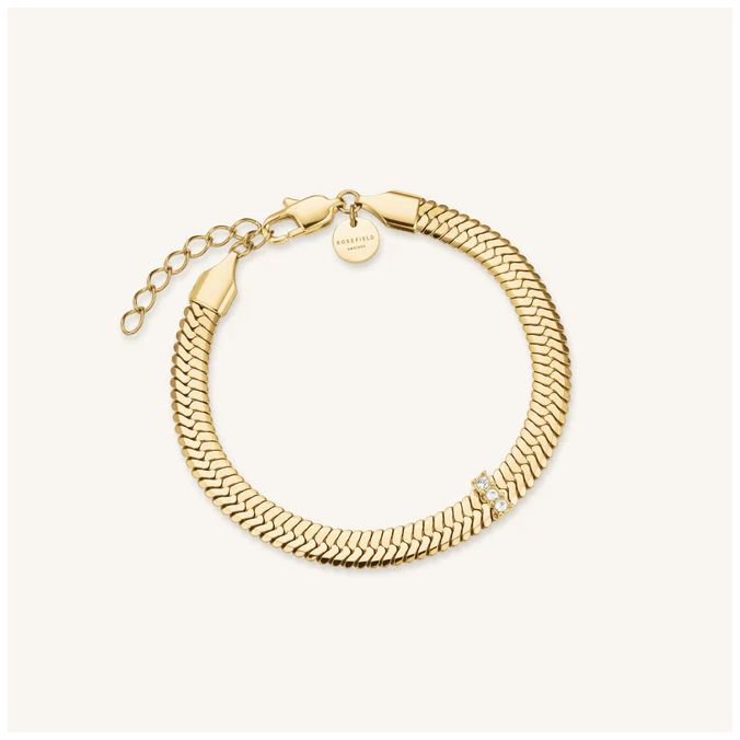Rosefield Jewellery JBSCG-J1191 Large Snake Gold Plated