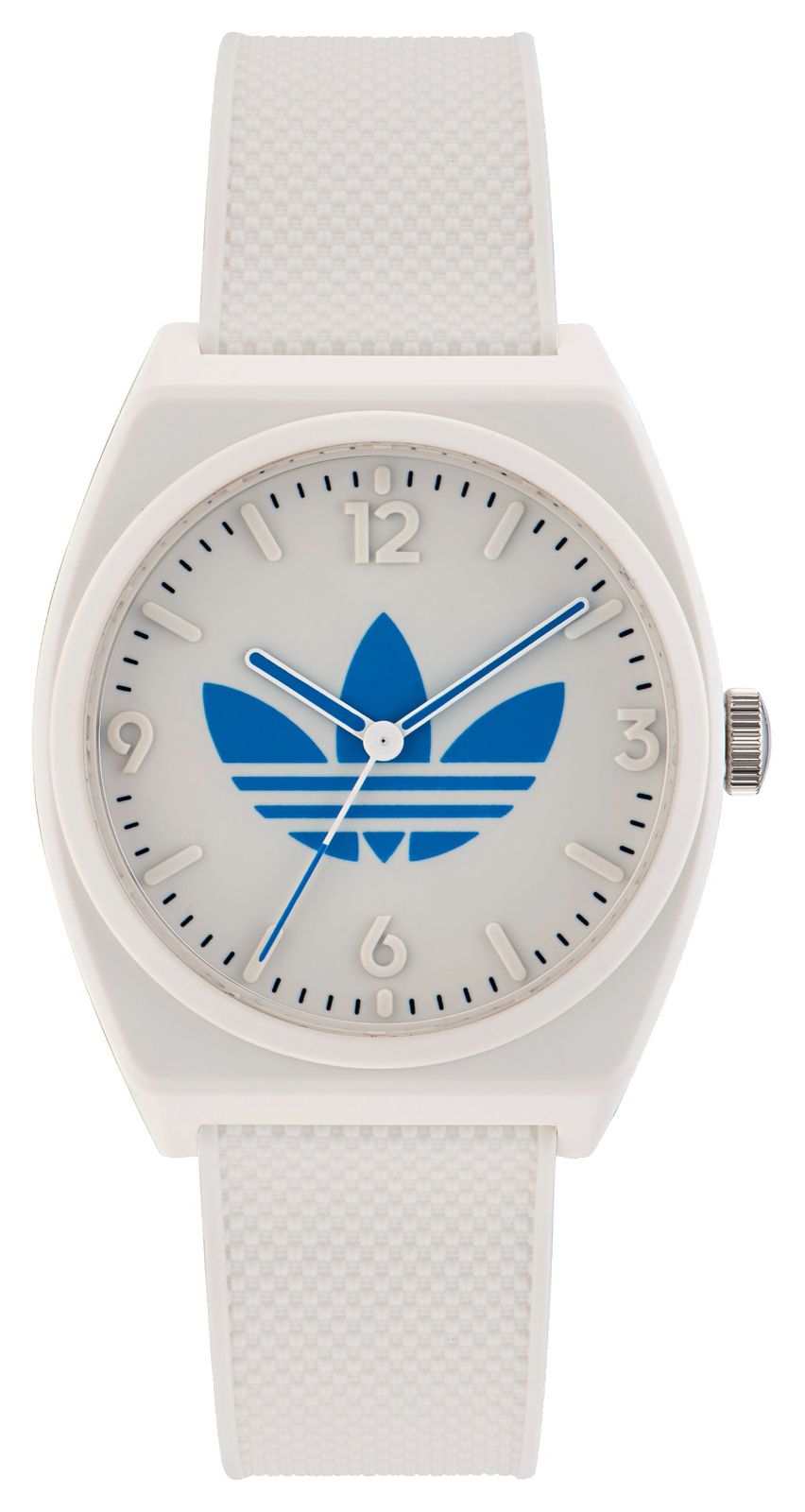 Adidas AOST23048 PROJECT TWO White Dial White Resin Strap Watch
