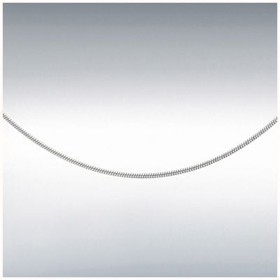 Unisex Sterling Silver 140 Round Snake Chain 41cm/16" 8.10.4403