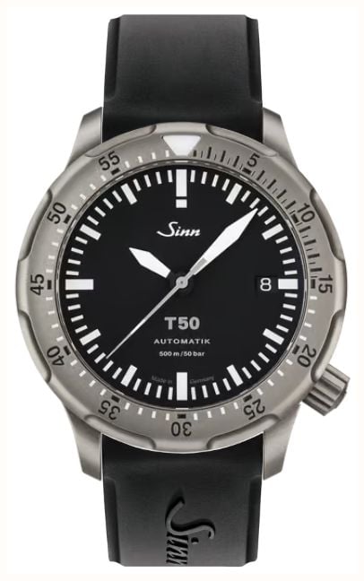 Sinn 1052.010-PIN-BUCKLE-BLACK-SILICONE