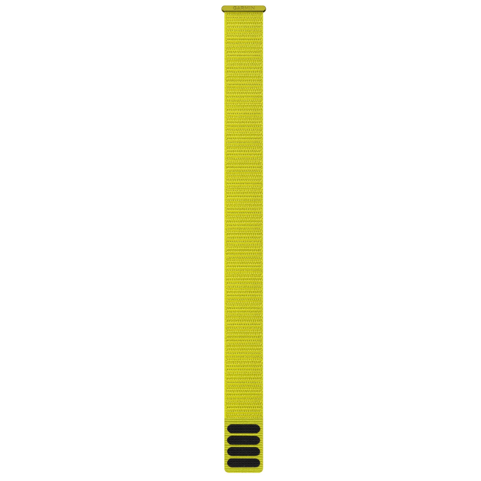 Garmin 010-13306-25 UltraFit Nylon Strap – Amp Yellow (26mm Watch
