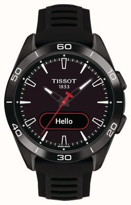 Tissot T-Touch Connect Sport (43.75mm) Black Hybrid Dial / Black Silicone Strap T1534204705104