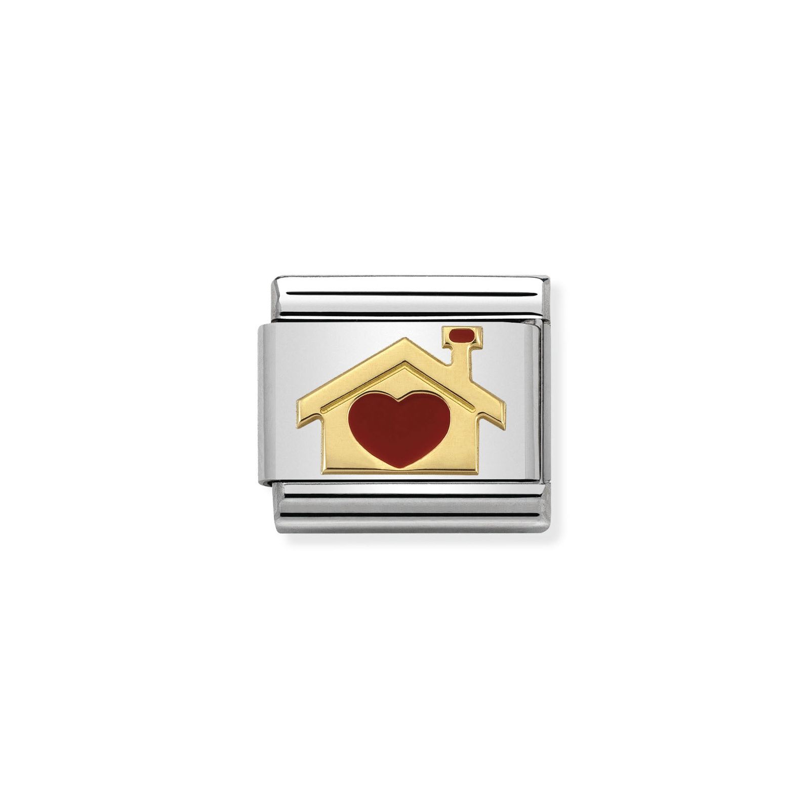 Nomination 030283/07 Classic Home With Heart 18ct Gold & Jewellery