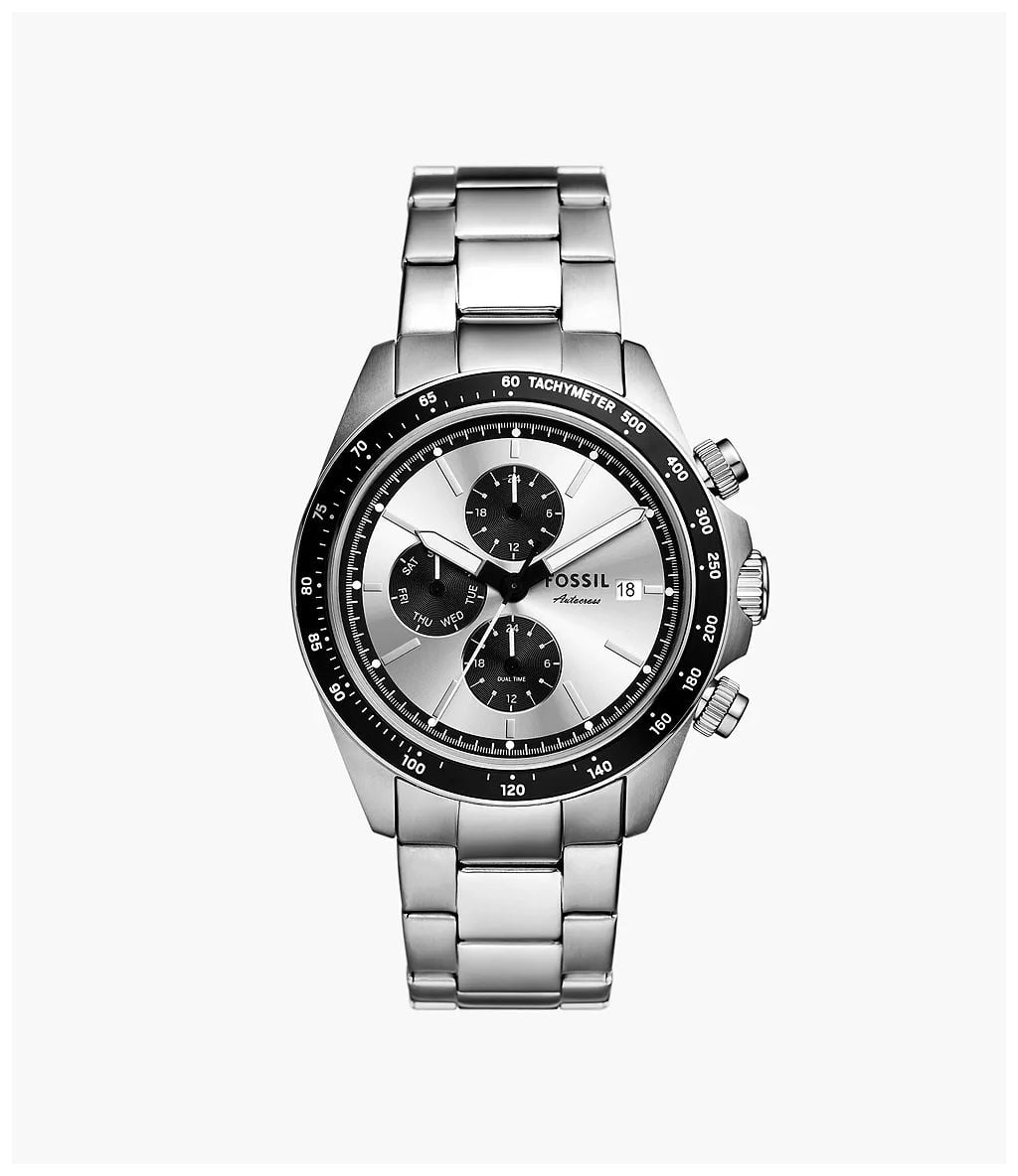 Fossil FS6224 Autocross 42 mm Multifunction Stainless Steel Watch