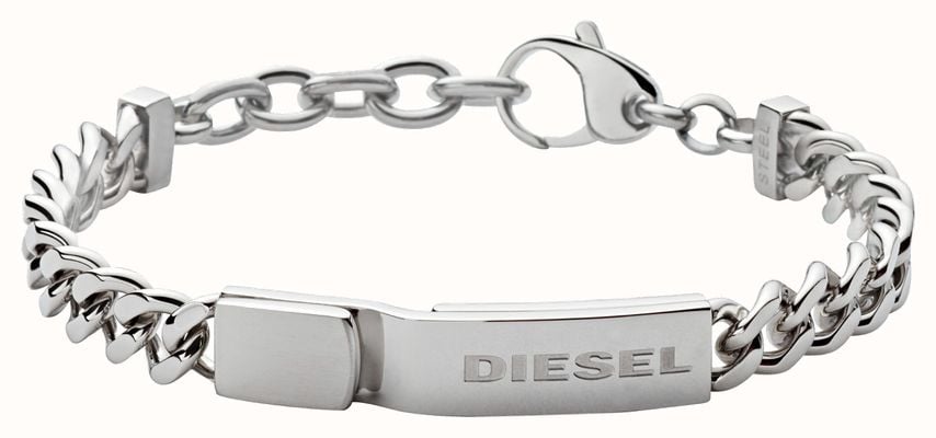 Diesel STACKED STEEL Men's Stainless Steel Bracelet DX0966040-EX DISPLAY