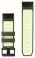 Garmin QuickFit Bands (26mm) Olive Drab/Citron Silicone with Black Hardware - Strap Only 010-14508-01 - alternate view 2