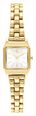 Calvin Klein Soft Form (16mm) White Dial / Gold PVD Stainless Steel Bracelet 25100233