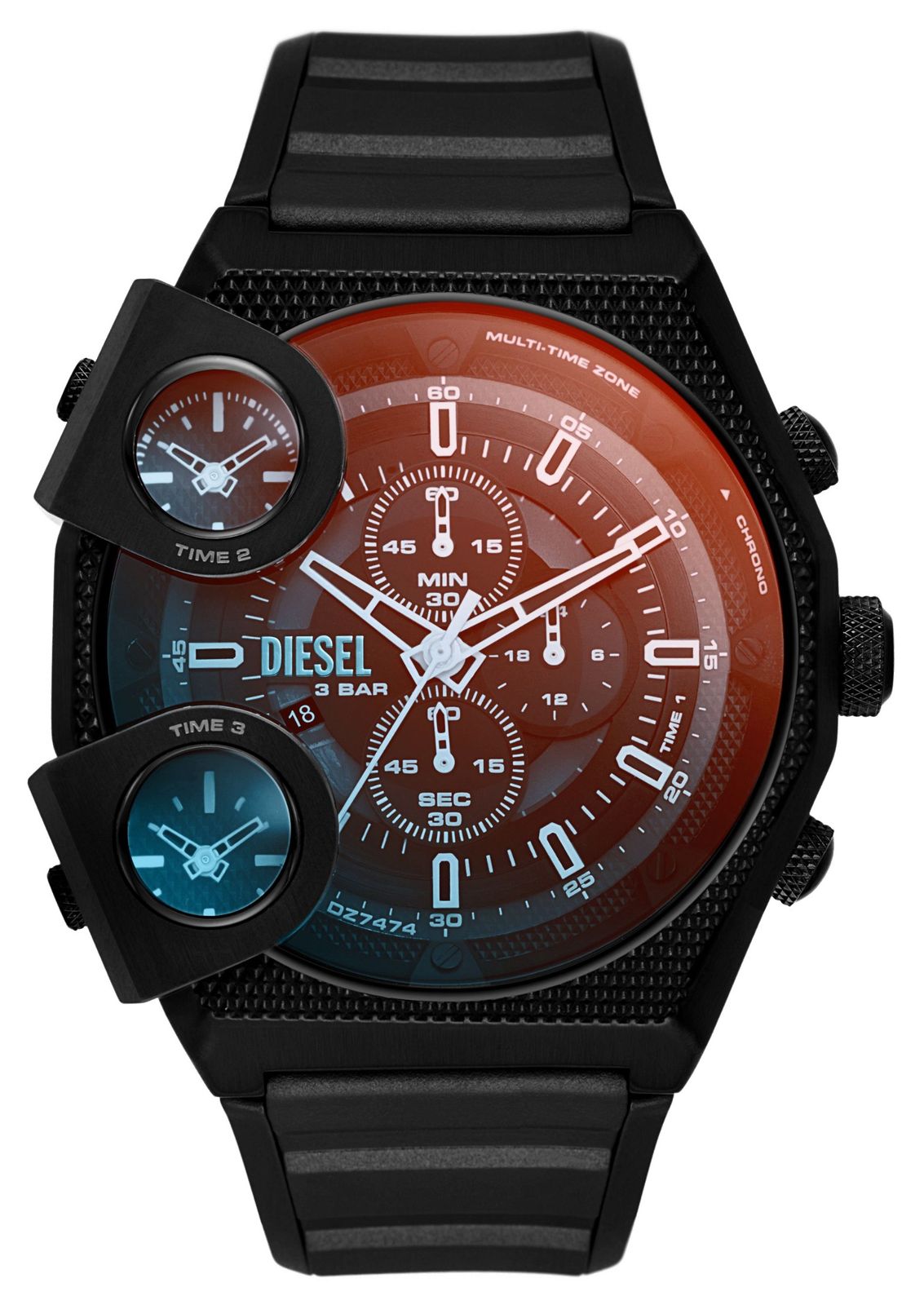 Diesel DZ7474 Sideshow | Black Chronograph Dial | Black Watch