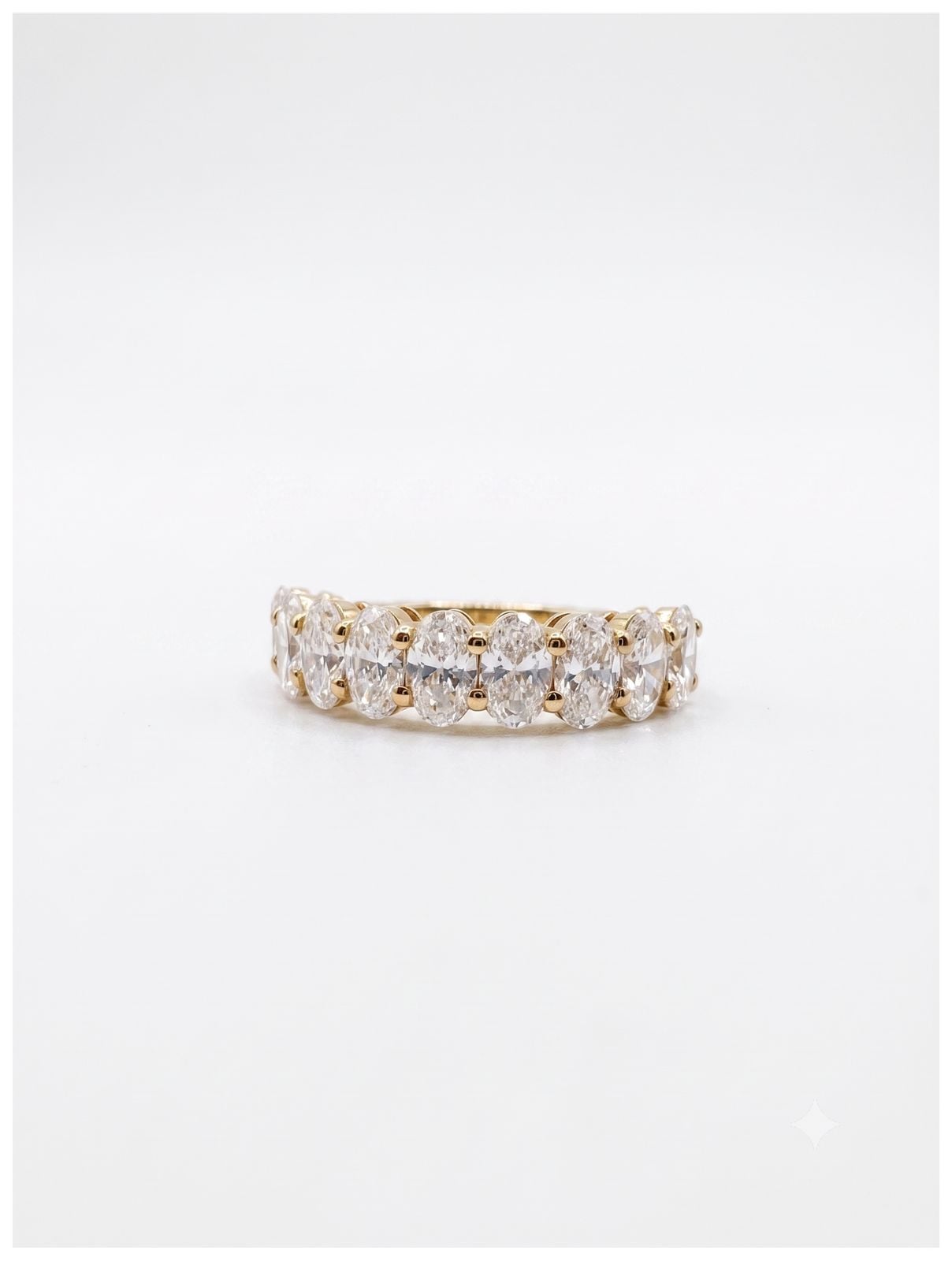James Moore & Co J52104 9ct Yellow Gold Lab Grown Oval Jewellery
