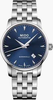 MIDO Baroncelli Automatic (38mm) Midnight Blue Dial / Stainless Steel Bracelet M86004151