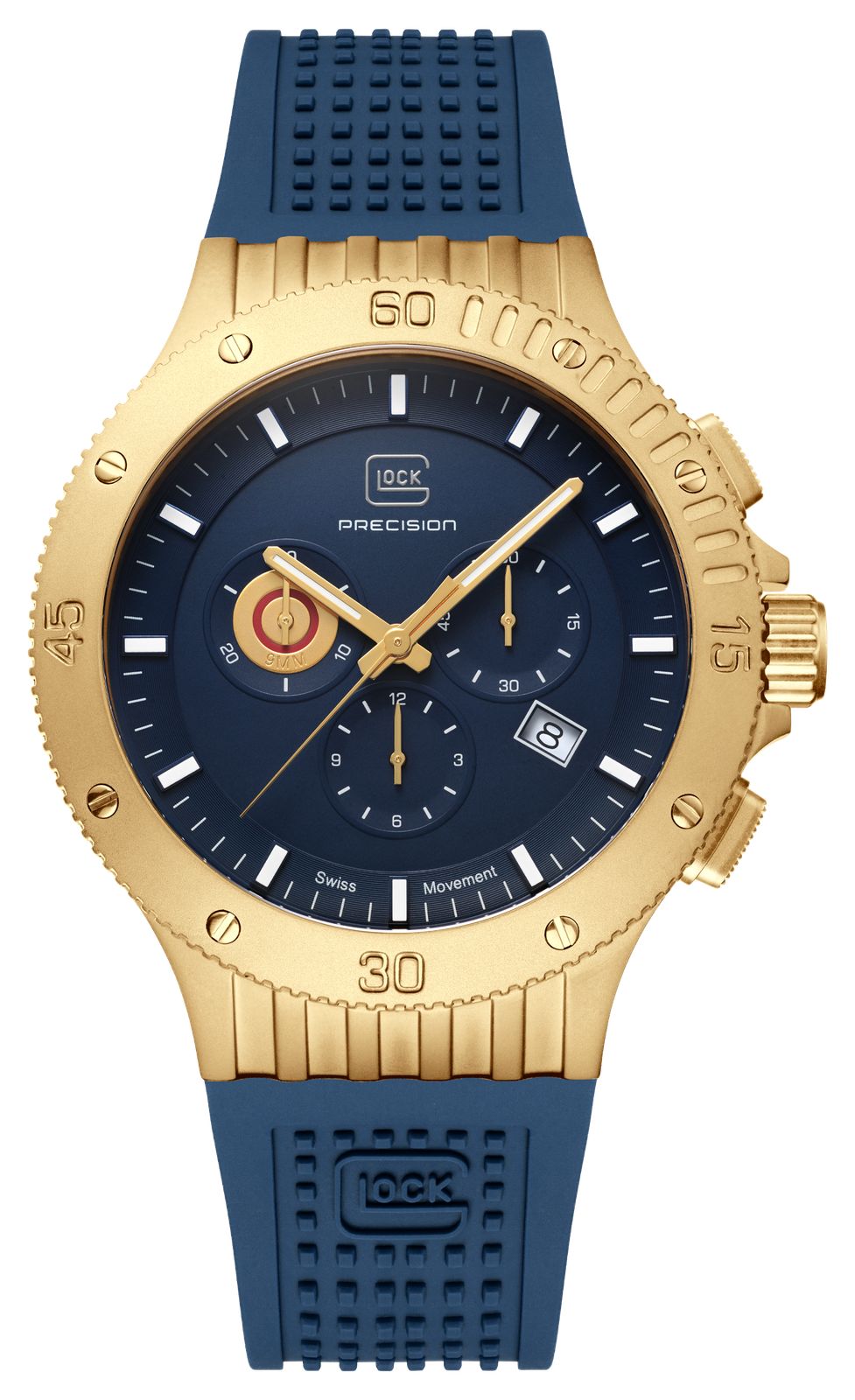 GLOCK Precision GW-42-4-24 Cartridge Chronograph (44mm) Blue Watch