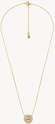 Michael Kors KORS MK Necklace - 14K Gold Plated MKC1826710