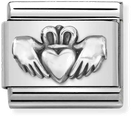 Nomination Classic Claddagh Oxidised & Steel Charm 330101/53