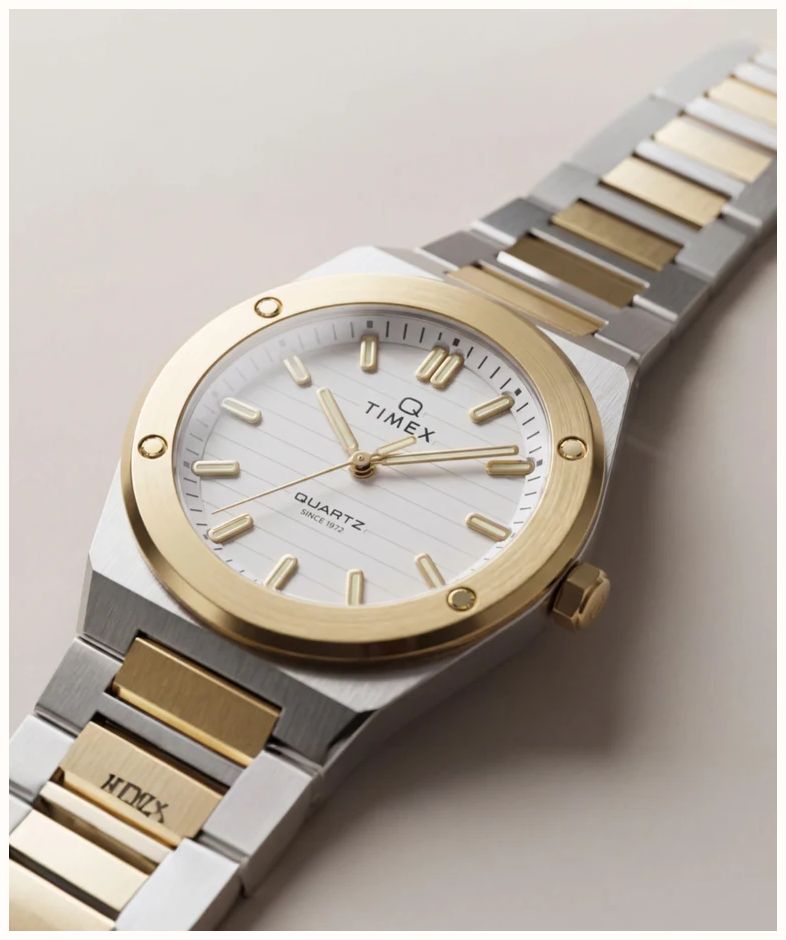 Timex Q TIMEX MARBELLA Two Tone 34mm  Stainless Steel TW2Y81900 - alternate view 6