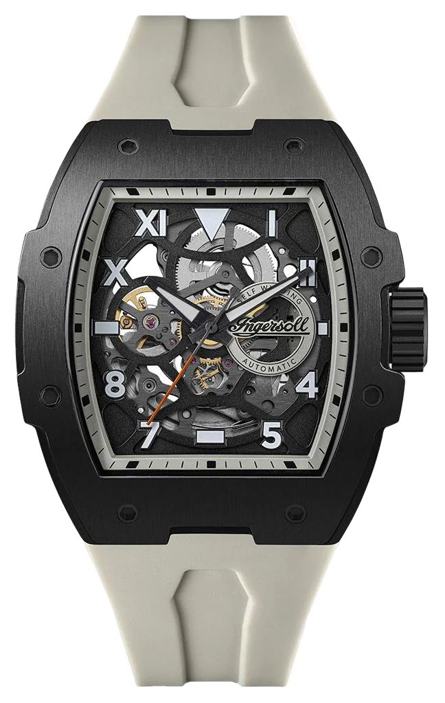 Ingersoll I15305 THE PLAY Automatic (45.2mm) Black Skeleton Watch