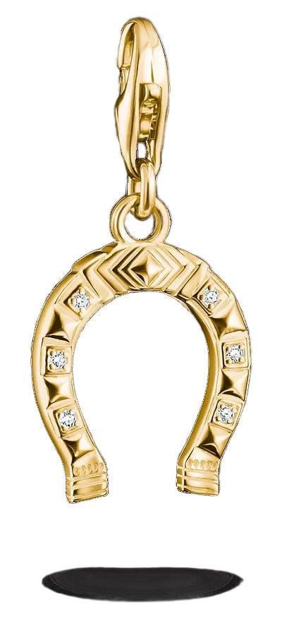 Thomas Sabo 2234-M01-14 Horseshoe Charm with white zirconia Jewellery