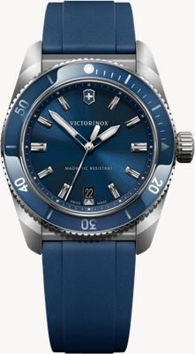 Victorinox Maverick Quartz (39mm) Blue Dial / Blue Rubber Strap 242094