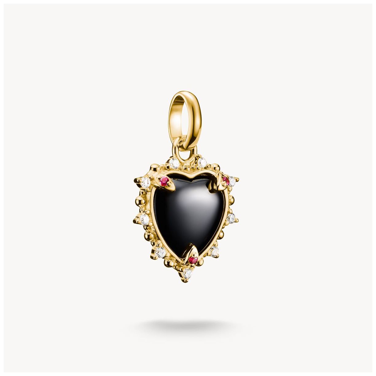 Thomas Sabo CC1286-995-11 Charm Pendant Black Vintage Heart Jewellery