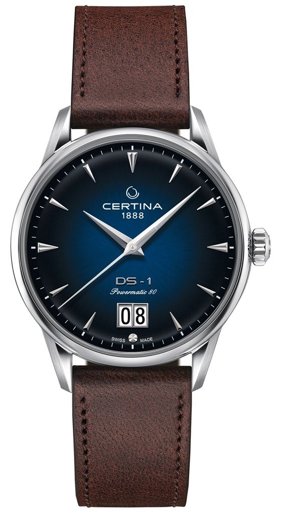 Certina C0294261604100 DS-1 Big Date | Powermatic 80 | Brown Watch