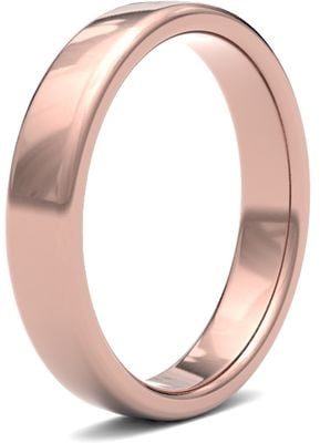 James Moore Wedding Rings | 9ct Rose Gold | 4mm | Medium | Soft Court | AG_4LMS-9R