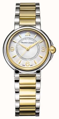 Maurice Lacroix Fiaba Duotone (32mm) Mother-of-Pearl Dial / Two-Tone Stainless Steel Bracelet FA1104-SSY13-B20-1