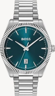 BOSS CHESWICK Three-Hand Quartz (40mm) Blue Dial / Stainless Steel Bracelet 1514309