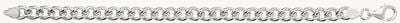 Silver Ladies Curb Bracelet G2640