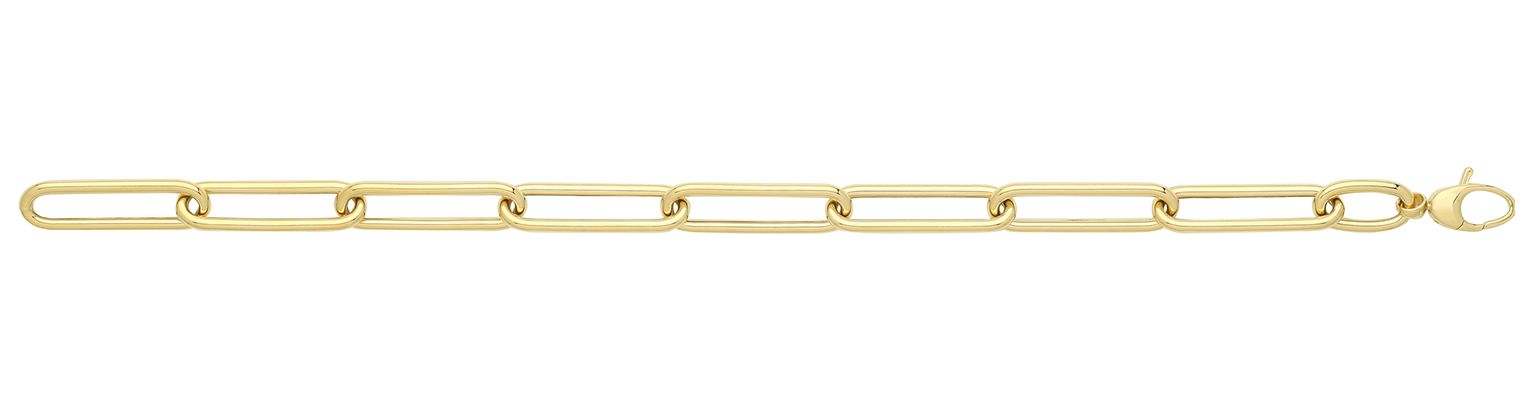 Treasure House BR662 Ladies 9ct Yellow Gold Ladies 7.5"" Jewellery