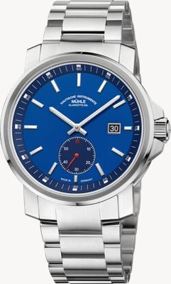 Mühle Glashütte 29er Big Small-Second (42.4mm) Deep Blue Dial / Stainless Steel Bracelet M1-25-82-200-MB
