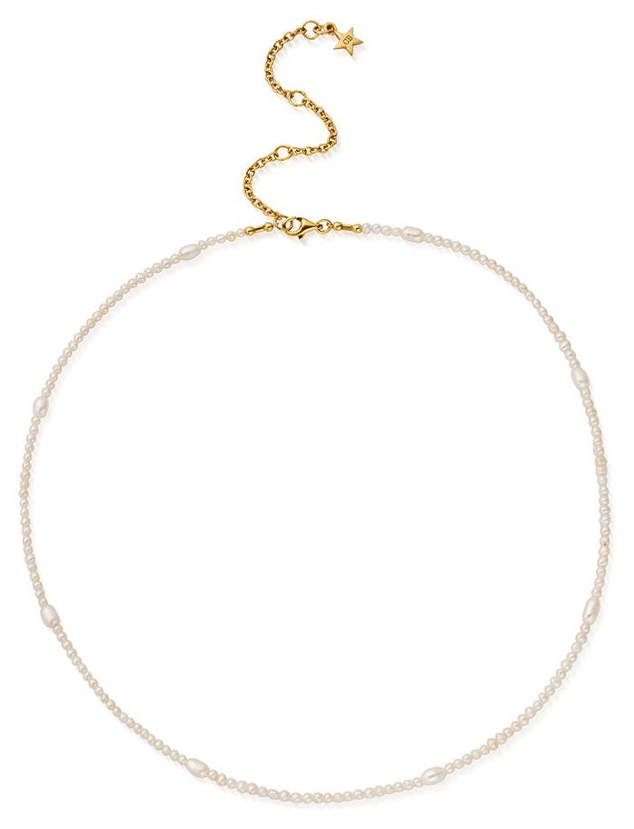 ChloBo GNTPRP Tale of Tide Necklace Pearl Gold-Plated Jewellery