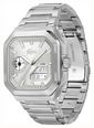 Lacoste Stainless Steel Silver Dial LC33 Square Watch 2011531 - alternate view 3